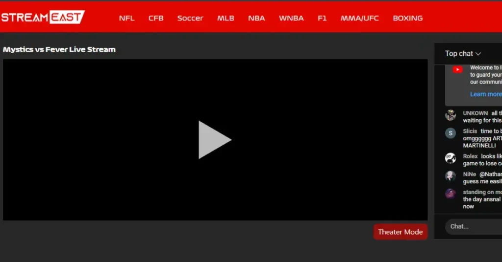 Streaming NBA on StreamEast Live